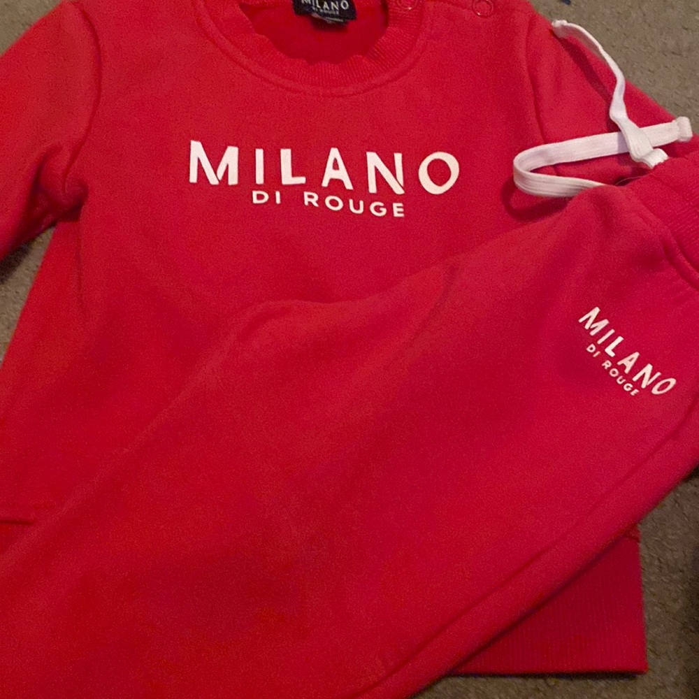 Toddler boy Milano sweat outfit